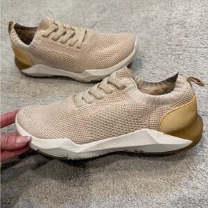 Dr. Scholls Neutral Beige Knit Slip-On Women's Sneakers